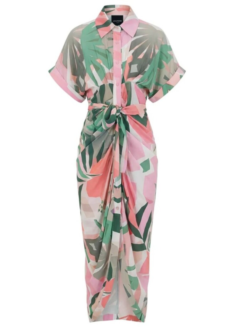 Le Superbe Miko Dress 2 BNWT NWT Geo Tropical
